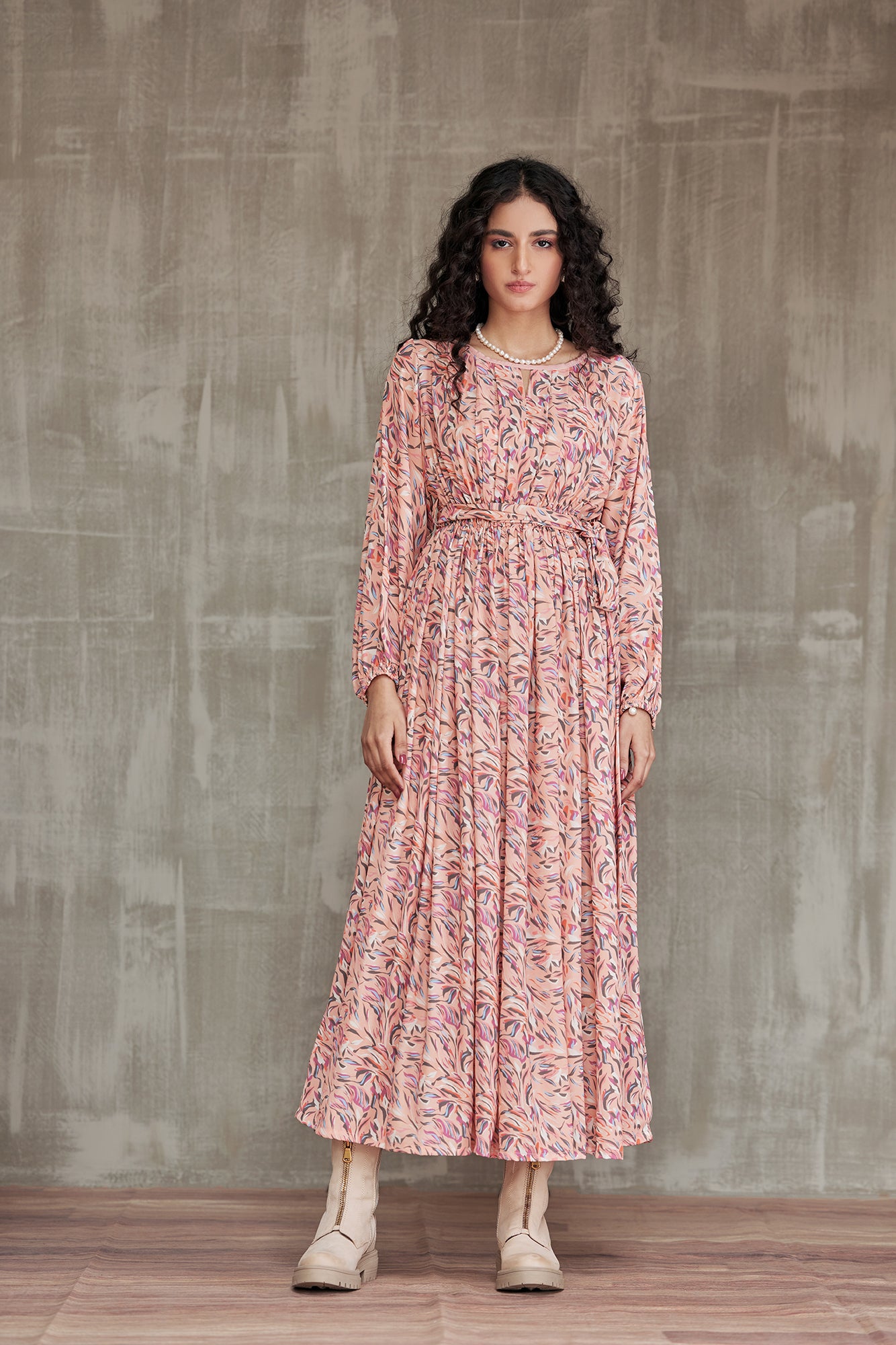 Floral Harmony Maxi Dress