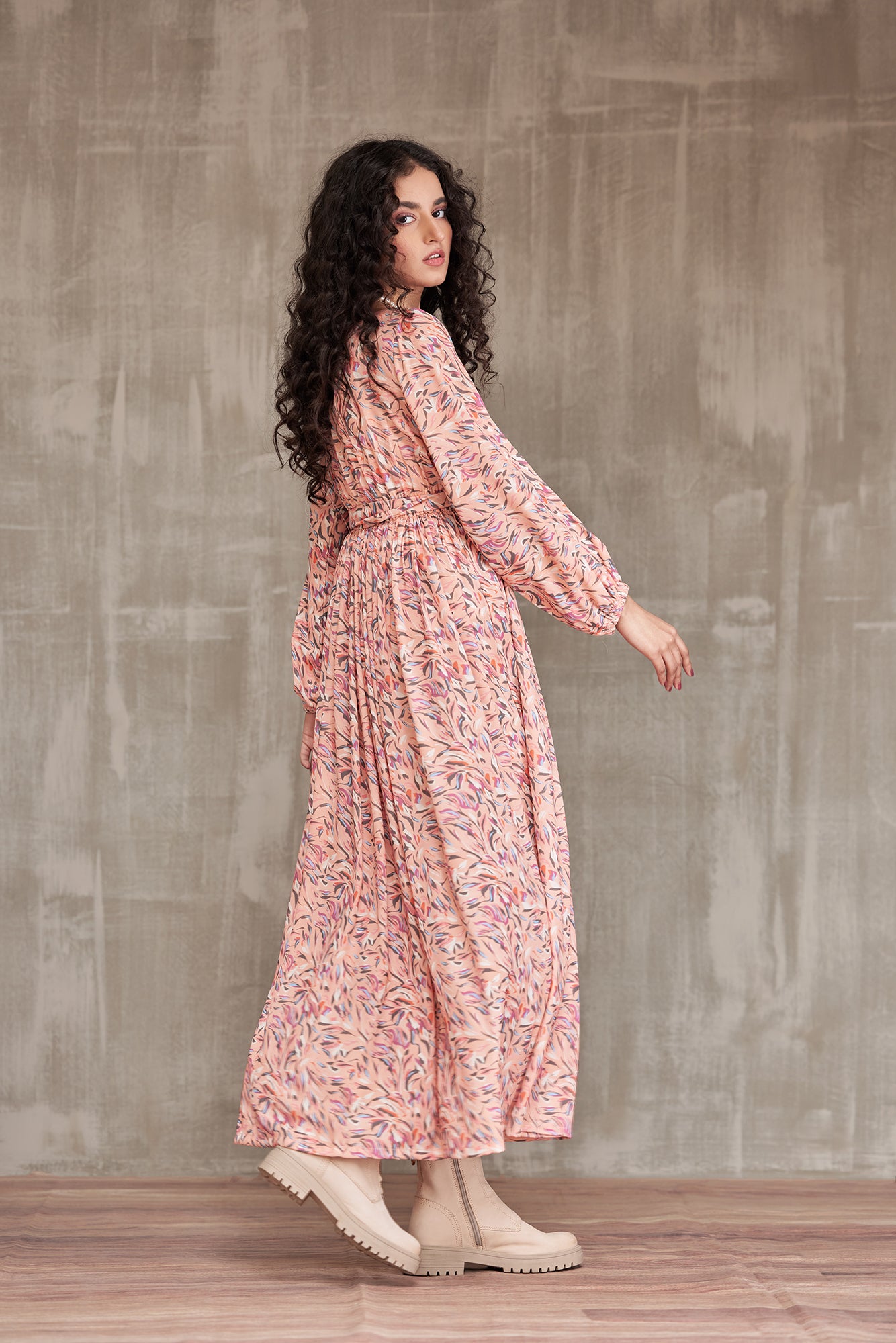 Floral Harmony Maxi Dress