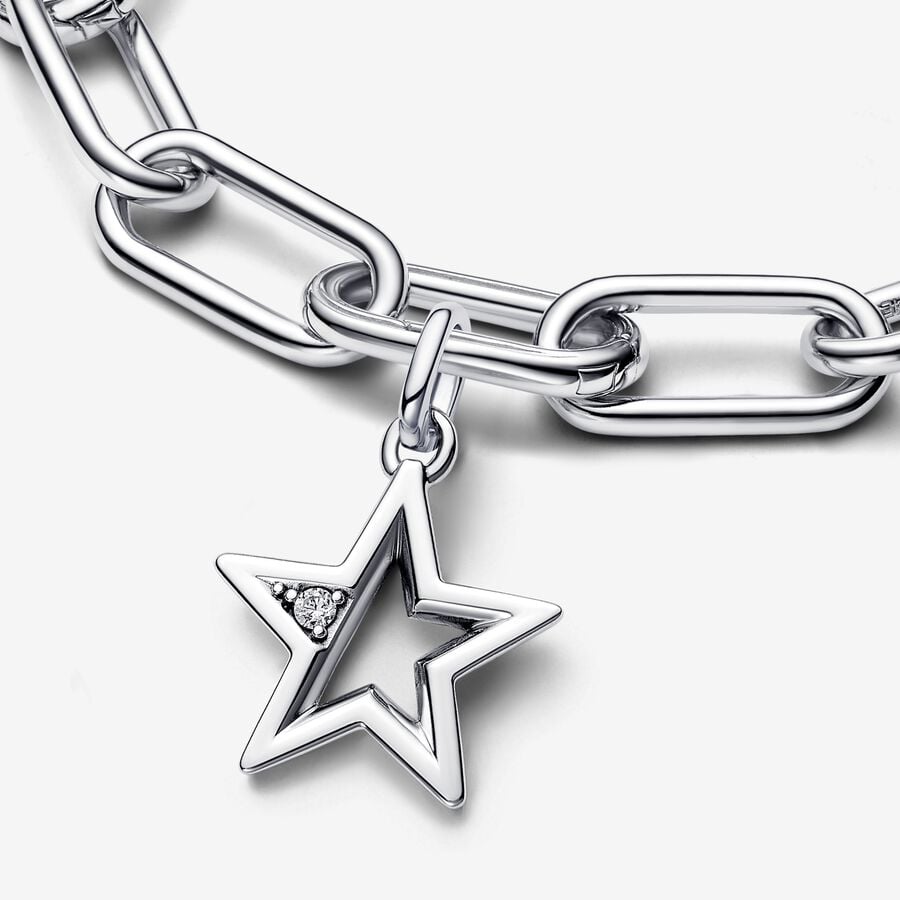 Sparkling Star Medallion Charm