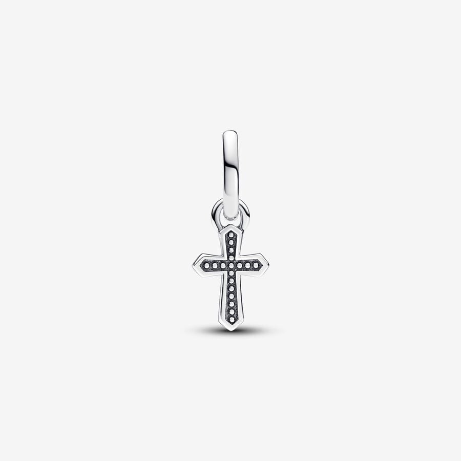 Hon ME Sparkling Cross Mini Dangle Charm