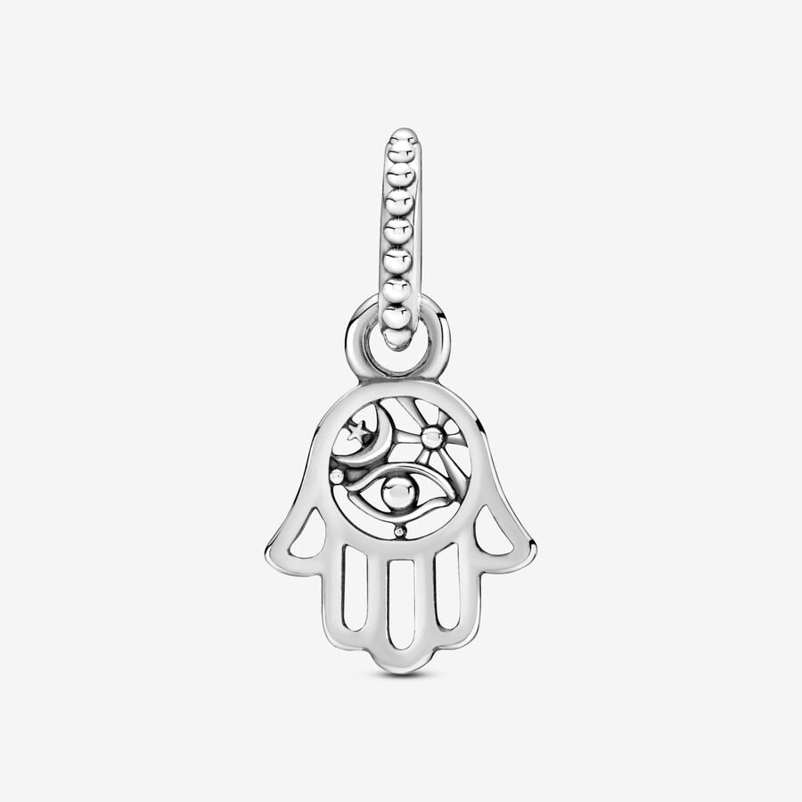 Protective Hamsa Hand Dangle Charm